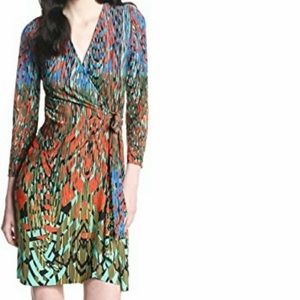 BCBGMAXAZRIA Adele Wrap Dress